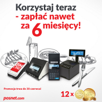 Nowa promocja POSNET dla branży HoReCa – korzystaj teraz, zapłacisz za pół roku!