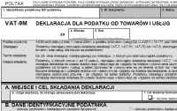 Dla kogo deklaracja VAT-9M